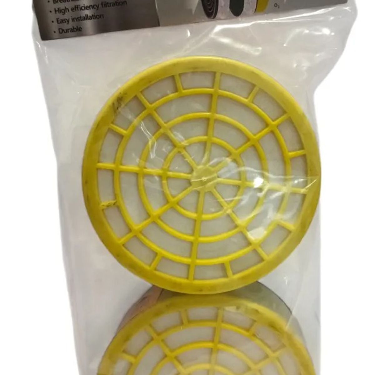 GENERICO - Pack 2 Filtro Para Mascarilla Repuesto Gas Amarillo