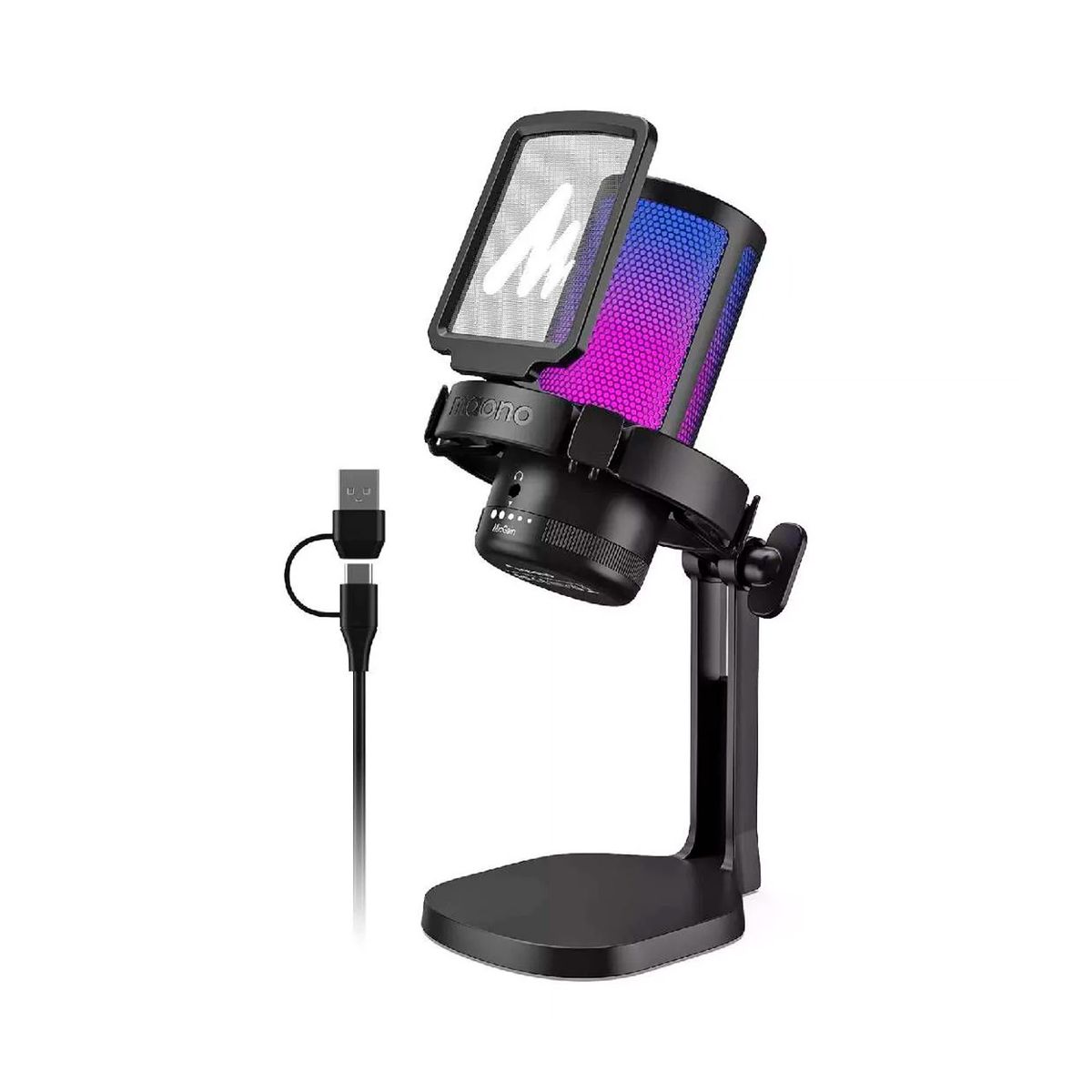 MAONO - Microfono Maono DGM20 RGB USB-C