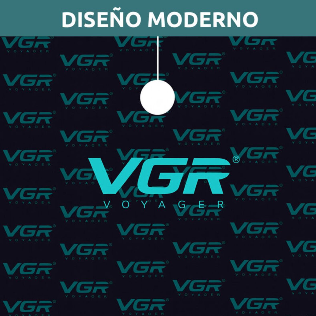 VGR VOYAGER - Capa de Corte Barberia VGR Professional Negro