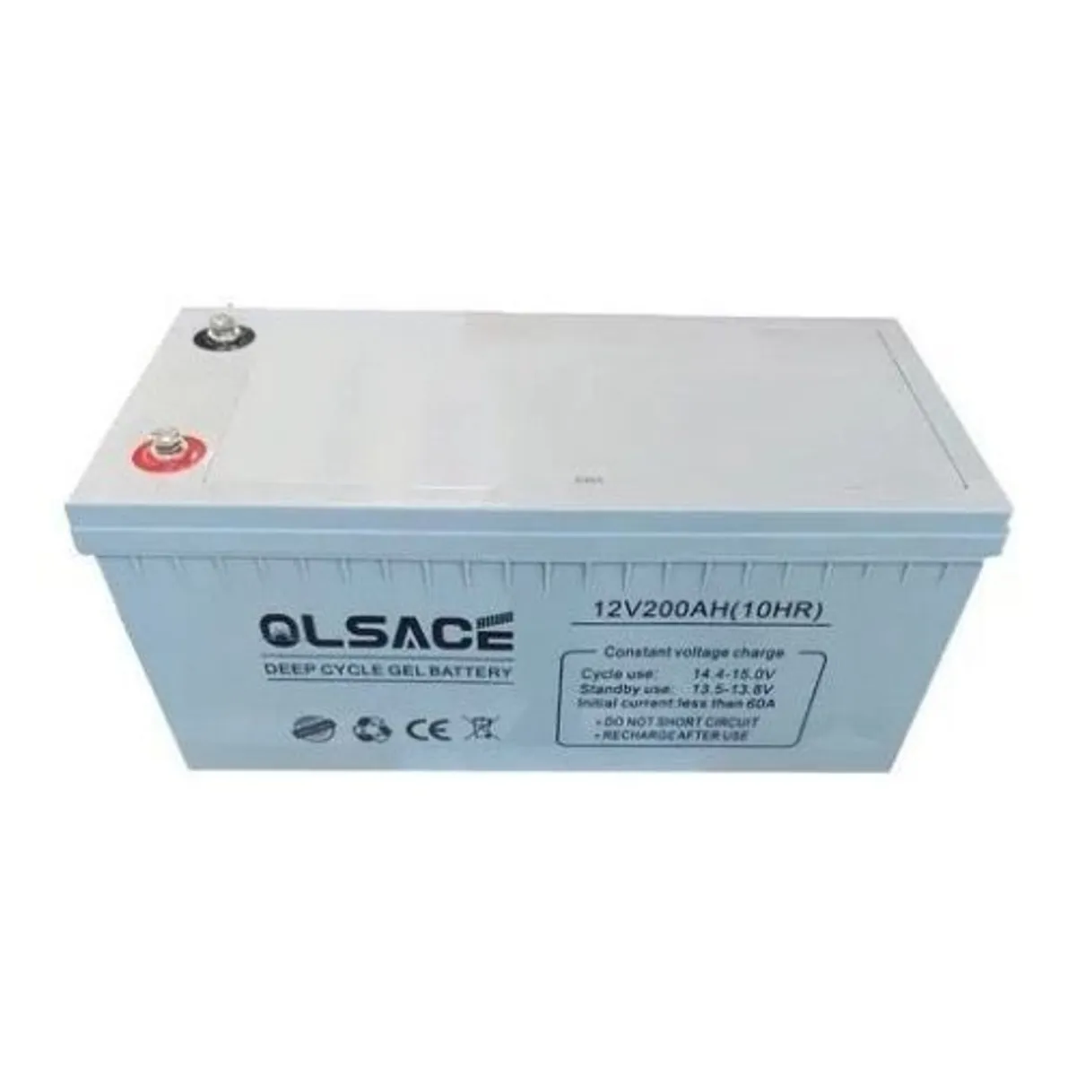 GENERICO - Bateria Ciclo Profundo Gel 12V 200Ah Olsace Energia Solar