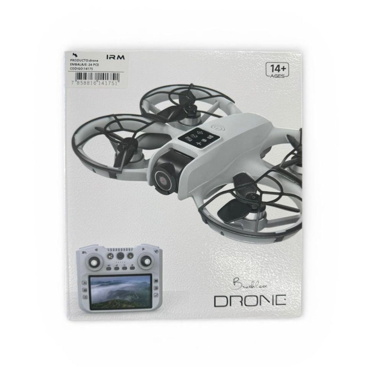 IRM - Drone 4k Con Cámara Y Controlador Gps 14175 Blanco