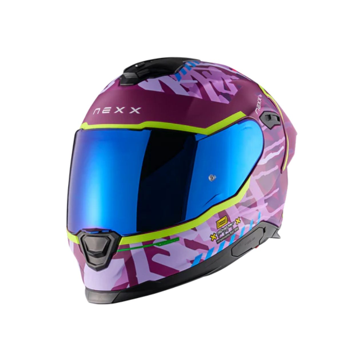 NEXX - Casco para moto Nexx Y100R URBANGRAM AUBERGINE_.