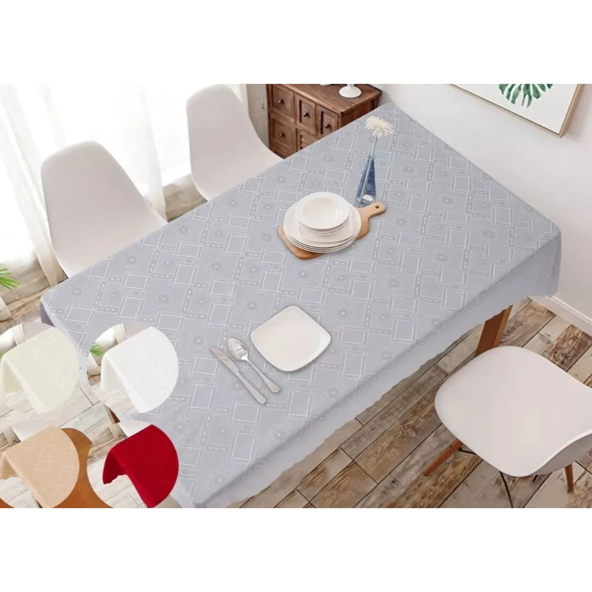 OKAY - Mantel Rectangular 140x220 Cm Colores - Con Disenos