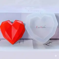 GENERICO - Molde Silicona Para Resina Figuras Corazon