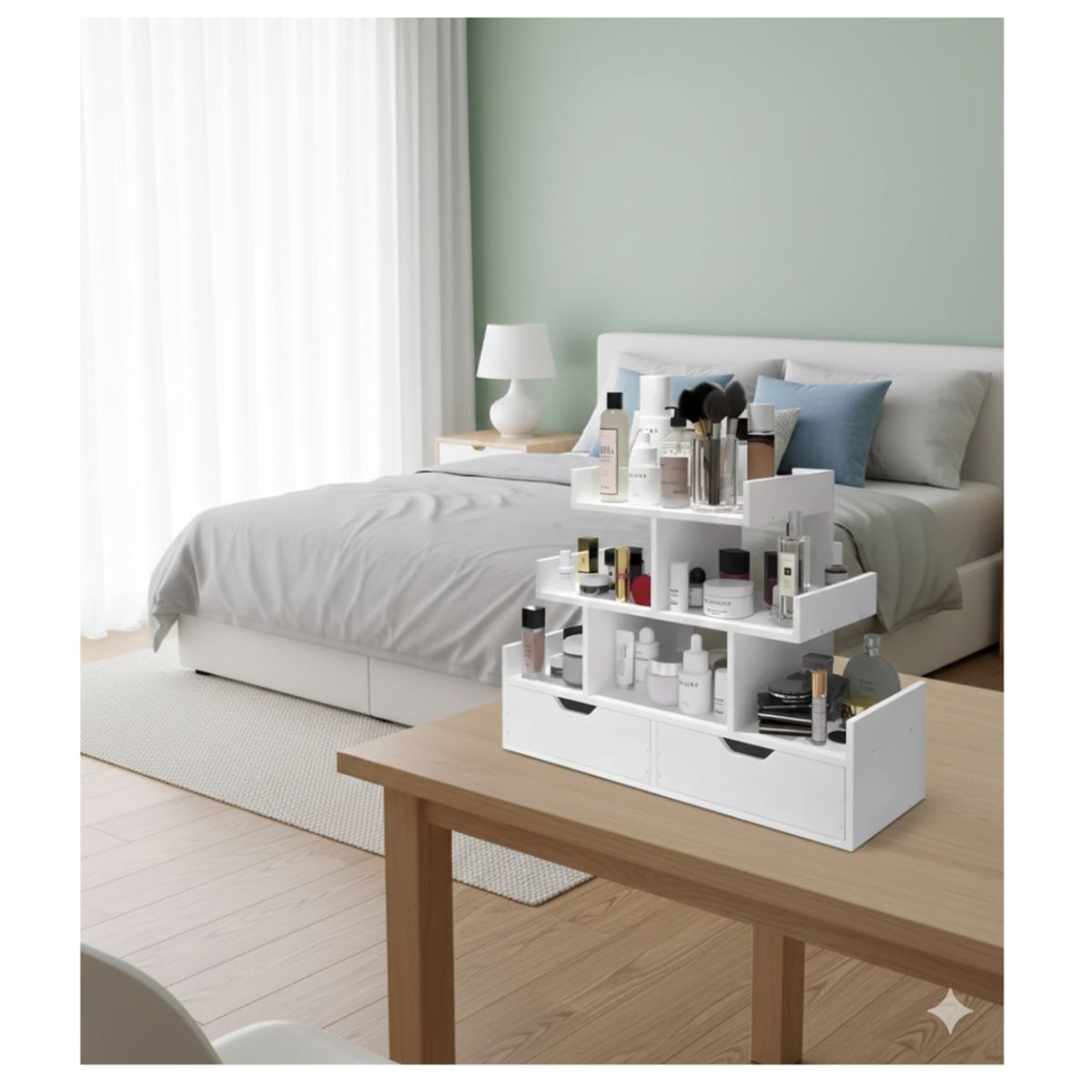 GENERICO - Organizador Flotante De Cosméticos Y Accesorios 3 Niveles
