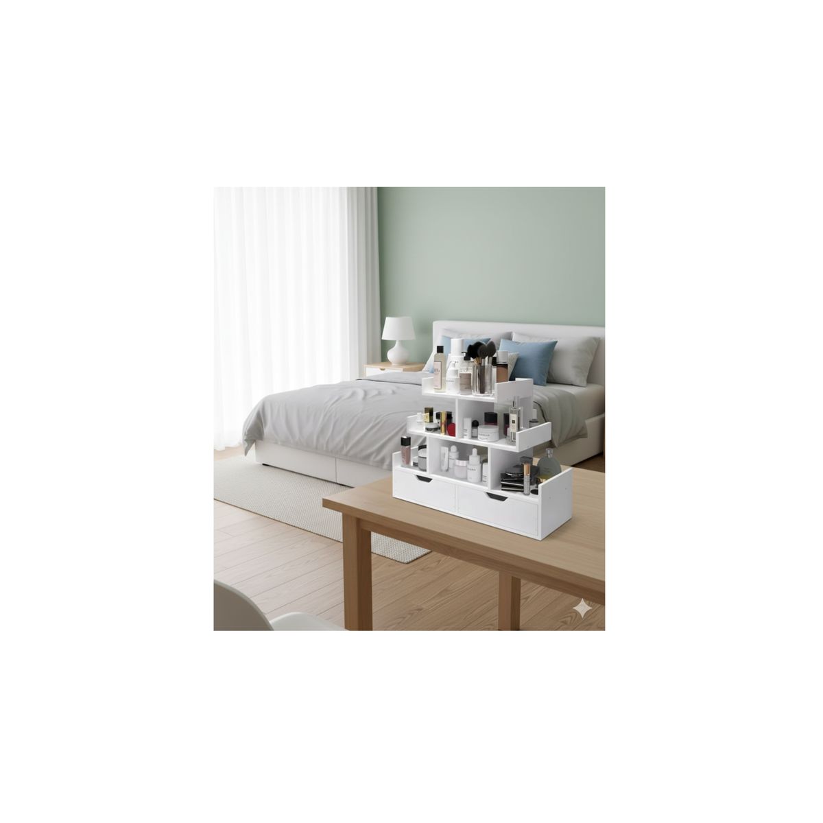 GENERICO - Organizador Flotante De Cosméticos Y Accesorios 3 Niveles