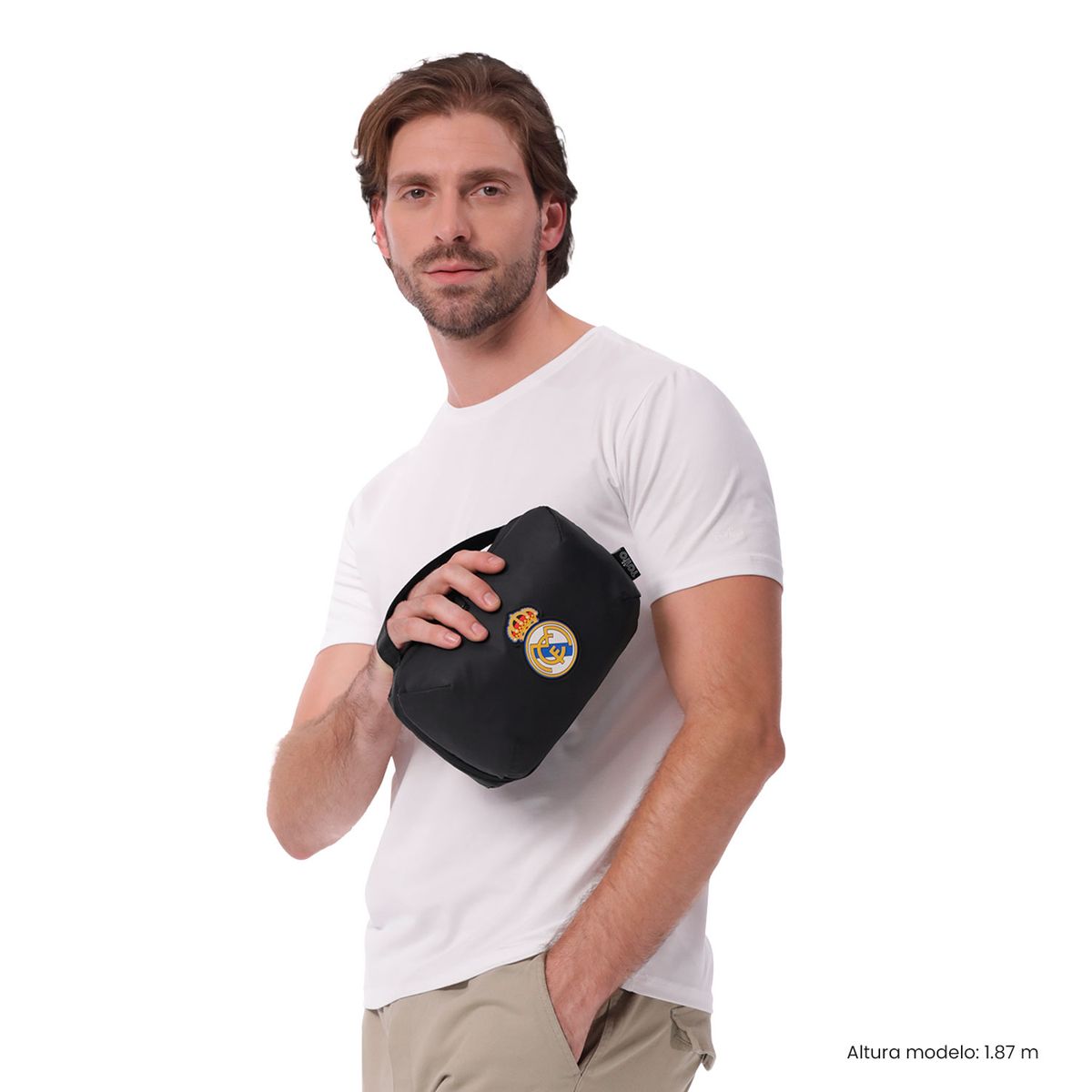 TOTTO - Organizador de Baño para Viaje Real Madrid Negro