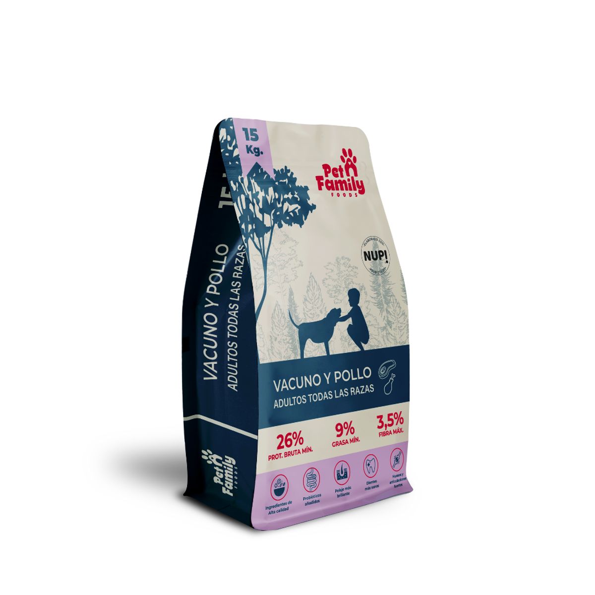 PET FAMILY - Pet Family Foods Alimento Para Perro Adulto 15 kg