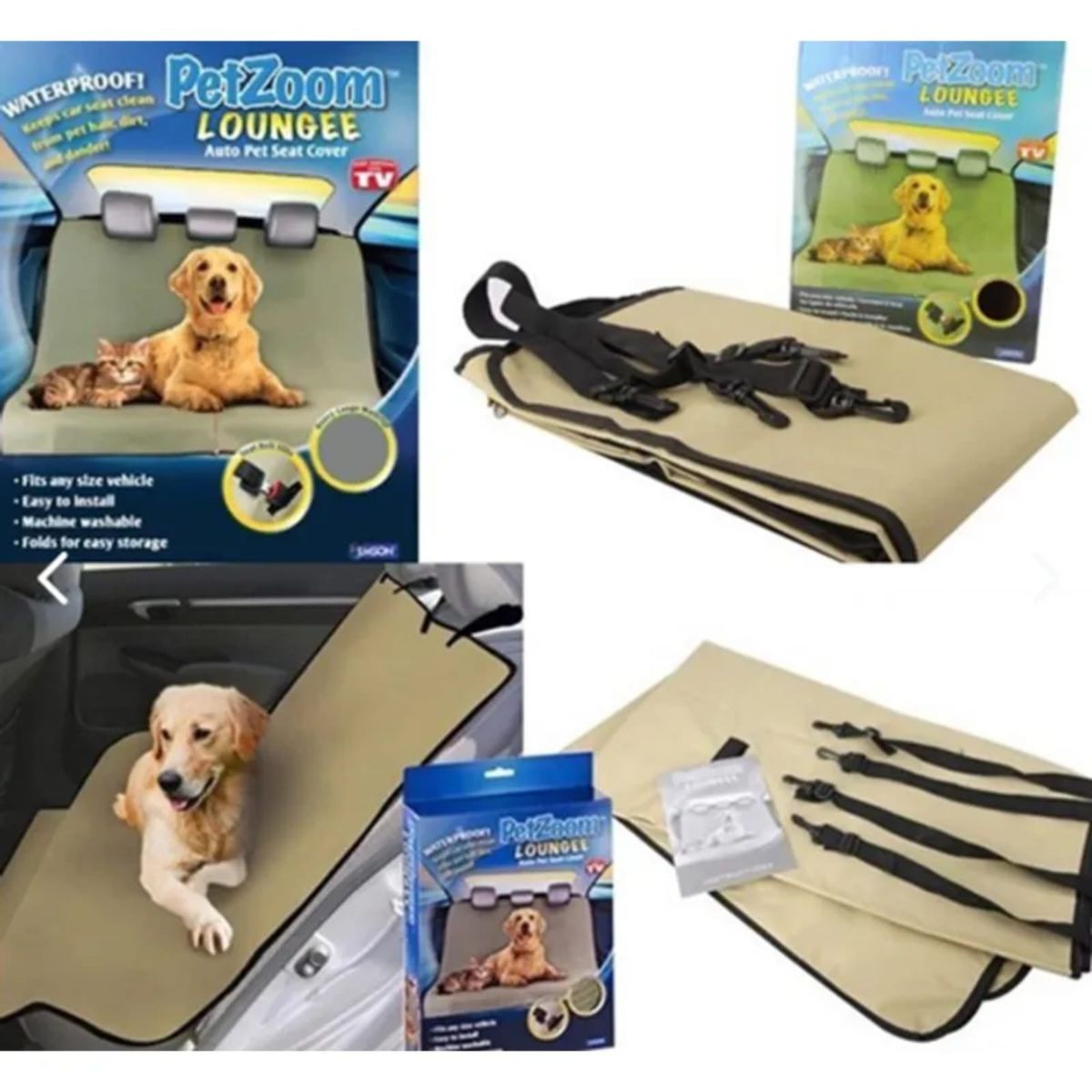 MOVI - Funda Cubre asiento para Mascotas 2 plazas