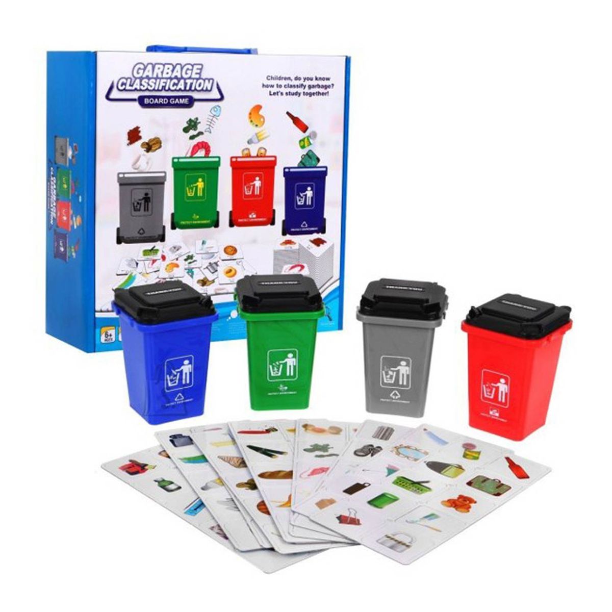 GENERICO - Juego de Reciclaje y Clasificación en Ingles