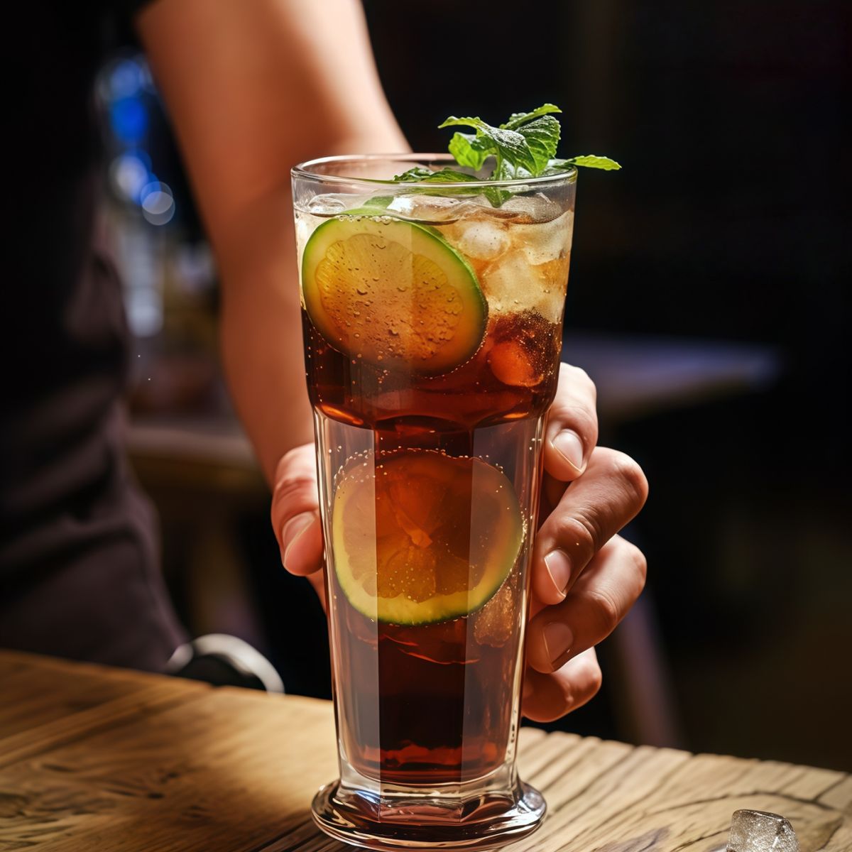 GENERICO - Set 6 Vasos 500cc Color Cristal Con Base