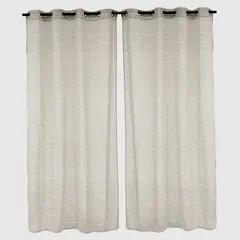 ZAHR - Cortina x2 Visillos Bordado