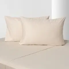 ROYAL SUPREME - Juego de Sábanas 500 Hilos Beige 2 Plazas