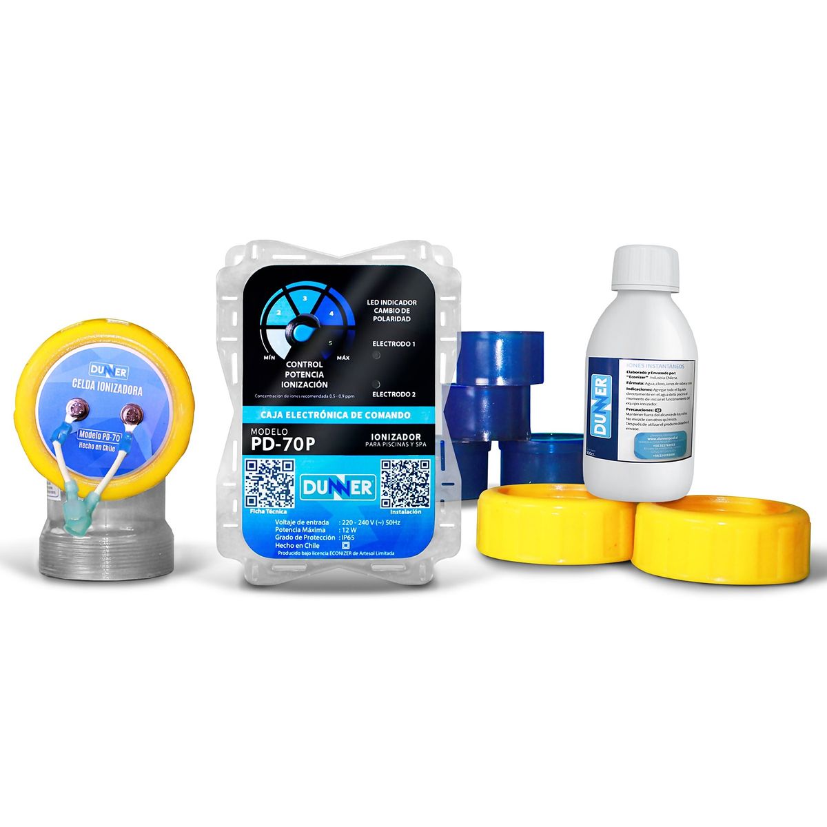 GENERICO - Sistema De Desinfección Para Piscinas Hasta 70m3 Dunner