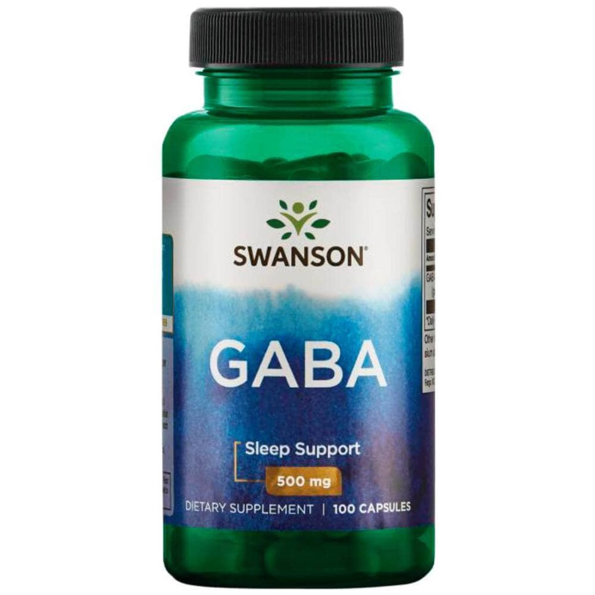 SWANSON - Gaba 500 mg 100 cápsulas Swanson