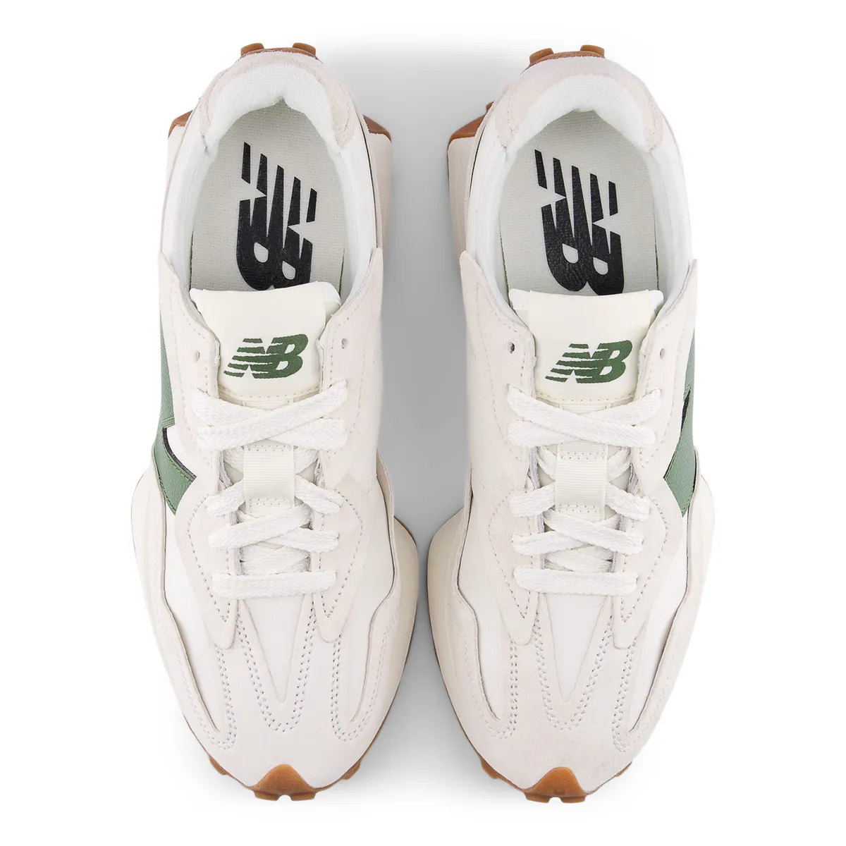 NEW BALANCE - Zapatillas Urbanas Unisex New Balance 327Blancas/Verde