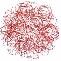 COREL - Esfera de Alambre Navideña Roja 25cm Diseño Geométrico Premium Hogar