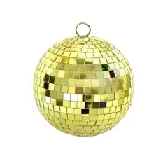 COREL - Esfera Decorativa Espejos Dorada 10cm Diseño Mosaico Premium Hogar