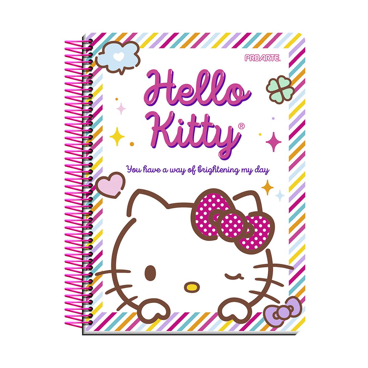 PROARTE - Cuaderno Premium Hello Kitty Tapa Dura Carta 120hj 7mm Proarte Surtido