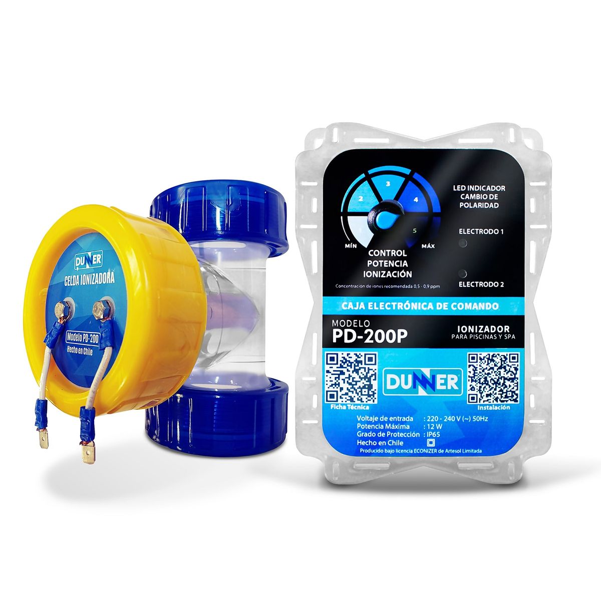 GENERICO - Sistema De Desinfección Para Piscinas Hasta 200m3 Dunner
