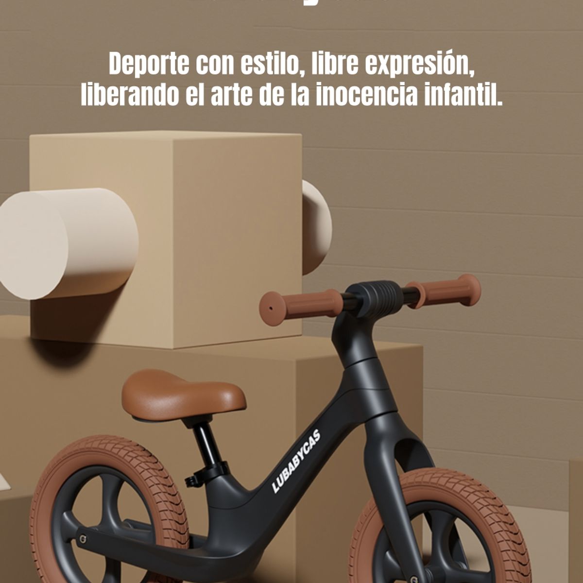 LUBABYCAS - Bicicleta De Equilibrio 2-7 Años Aro 12 Elite LuBabycas