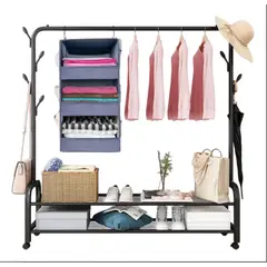 GENERICO - Perchero Rack Armable Colgador Ropa Organizador Closet
