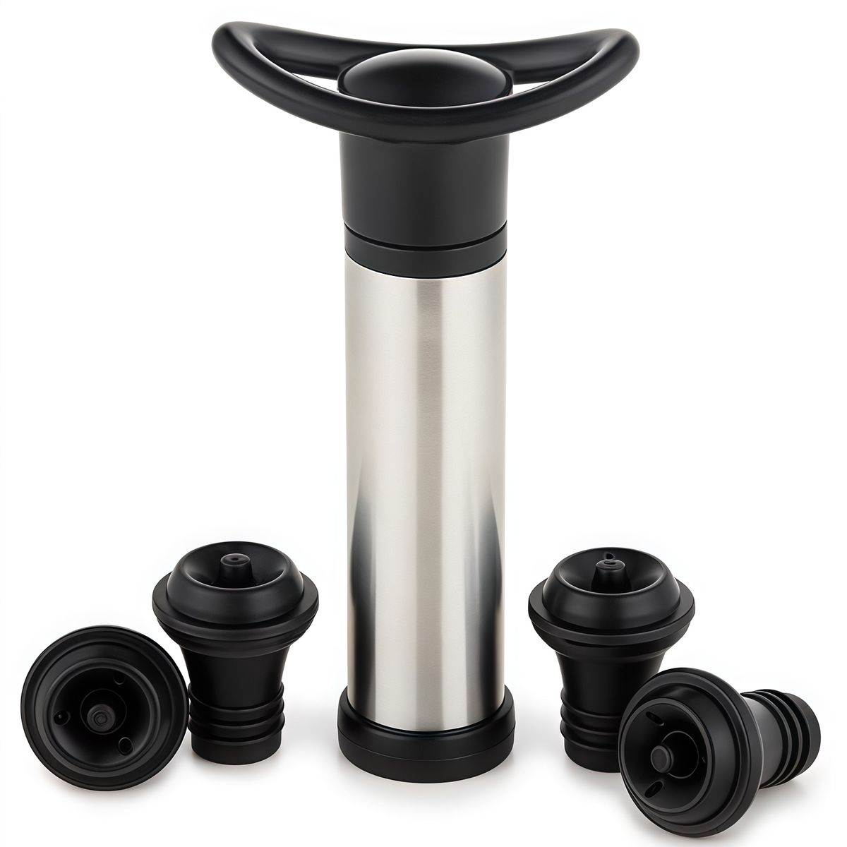 GENERICO - Bomba Selladora Para Vinos 4 Stopper