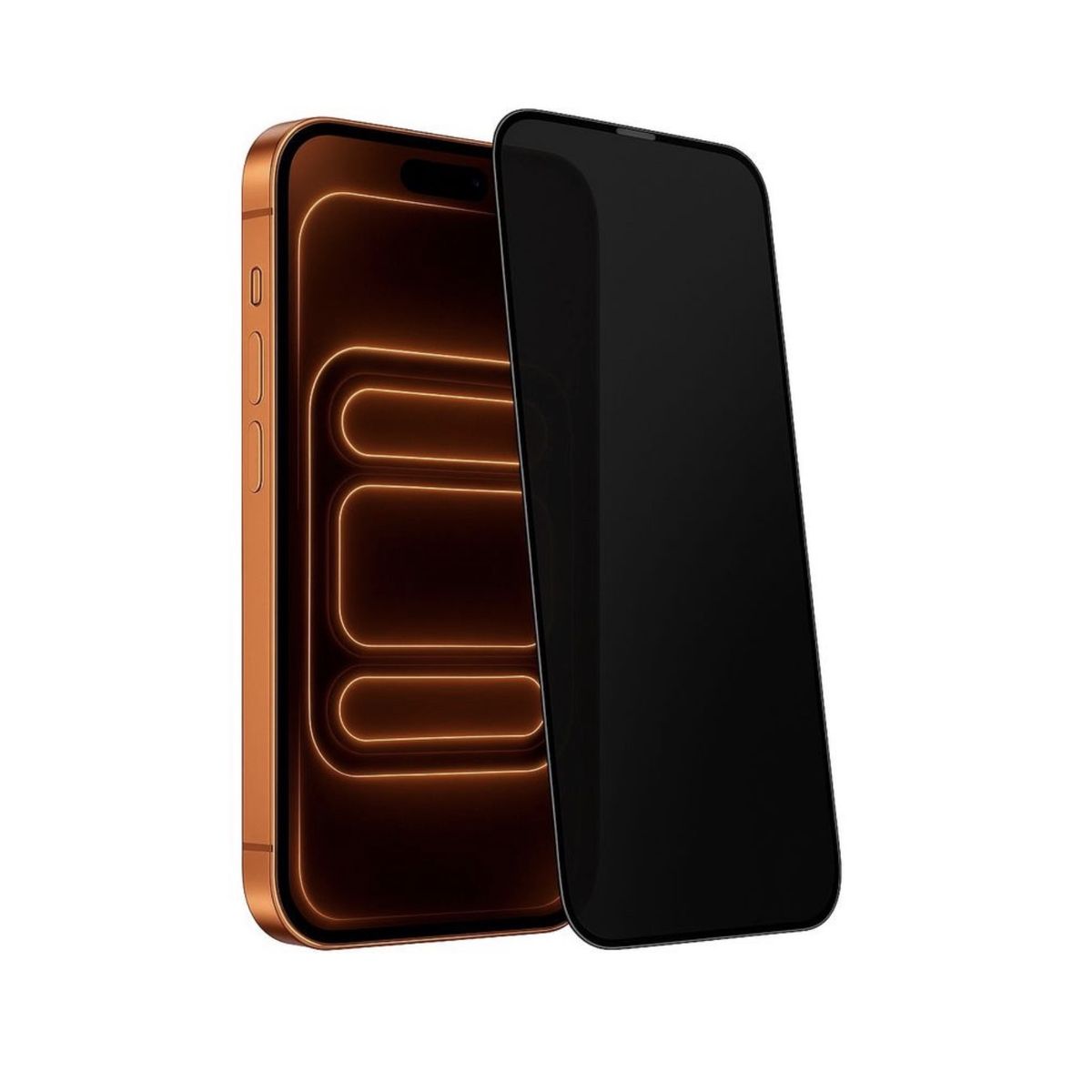 GENERICO - Lamina de Vidrio Anti Espía Para iPhone 17 Pro Max - Privacidad