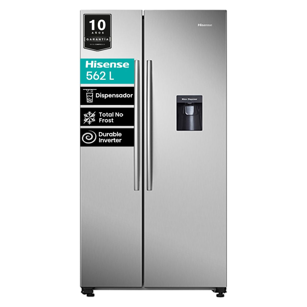 HISENSE - Side by Side No Frost 562 LT RC-74WSD Hisense