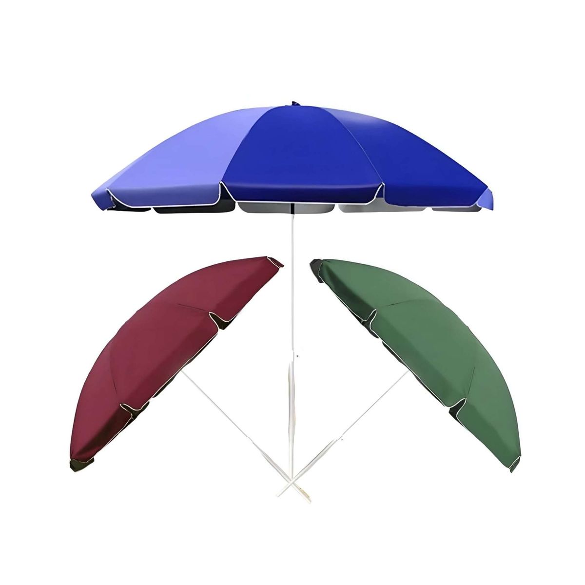 GENERICO - Sombrilla Quitasol Colores Surtidos con Protección UV 170 cm diametro