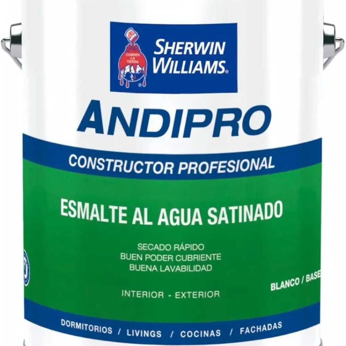SHERWIN WILLIAMS - Esmalte al Agua Constructor Profesional Andipro Galón