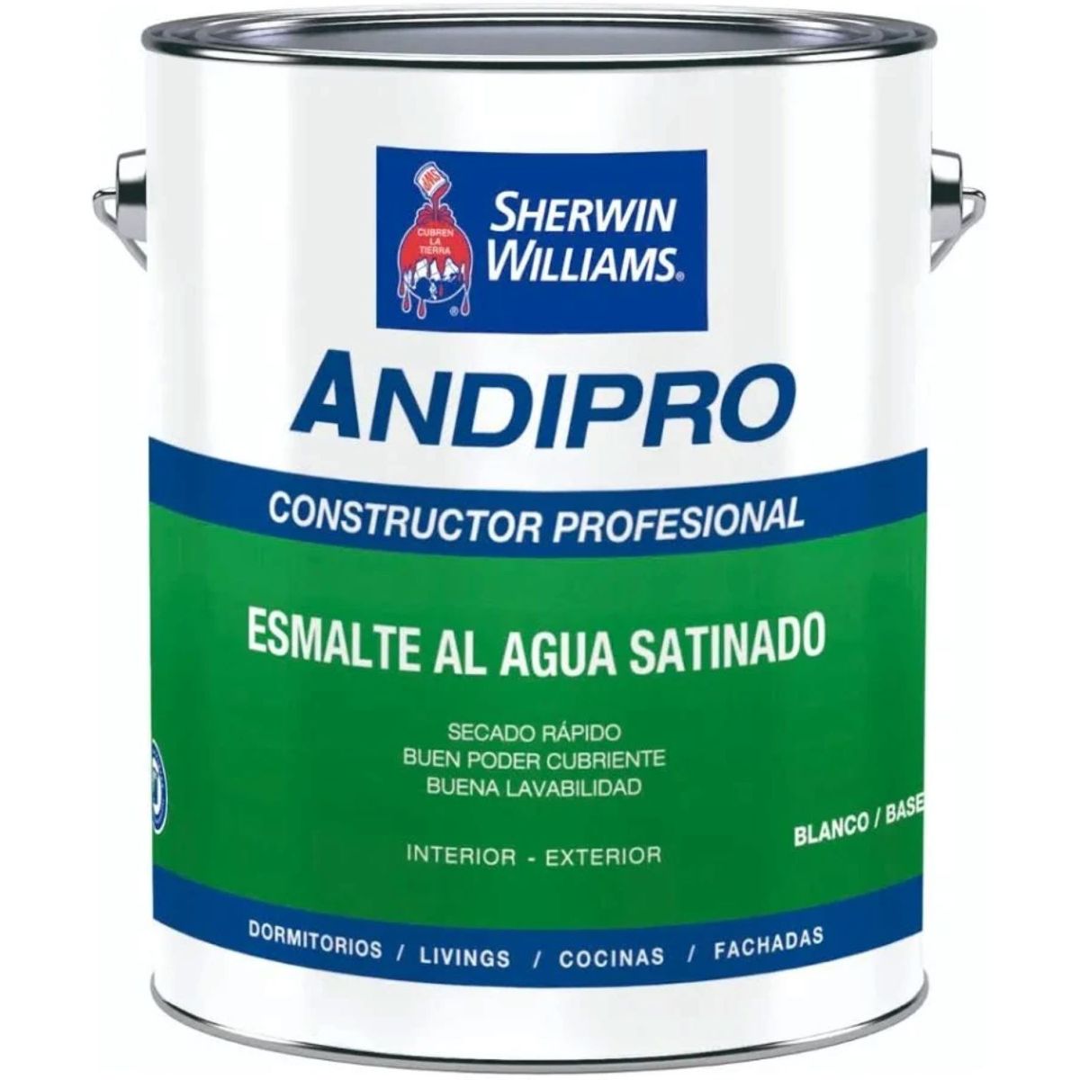 SHERWIN WILLIAMS - Esmalte al Agua Constructor Profesional Andipro Galón