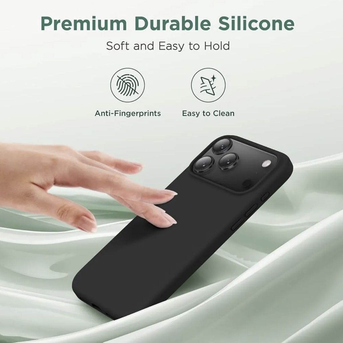 GENERICO - Carcasa Silicona Para IPhone 17 Pro +Cámara Aluminio - Negro