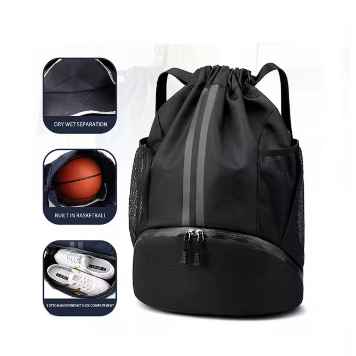 GENERICO - Bolso Deportivo Morral con compartimentos