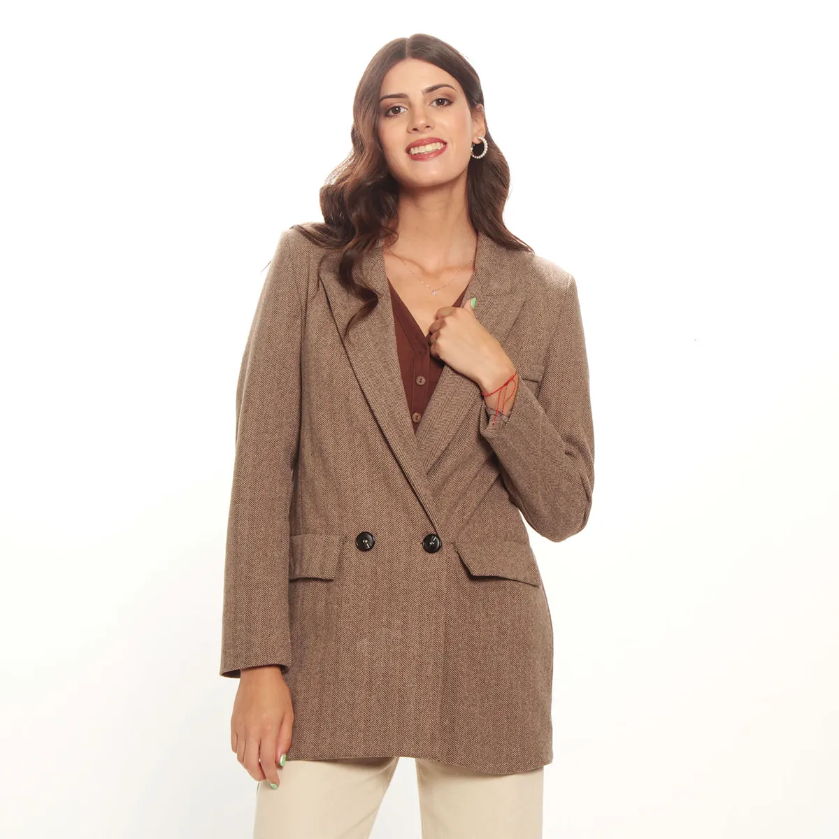 WADOS - BLAZER MANGA LARGA  CON BOLSILLOS