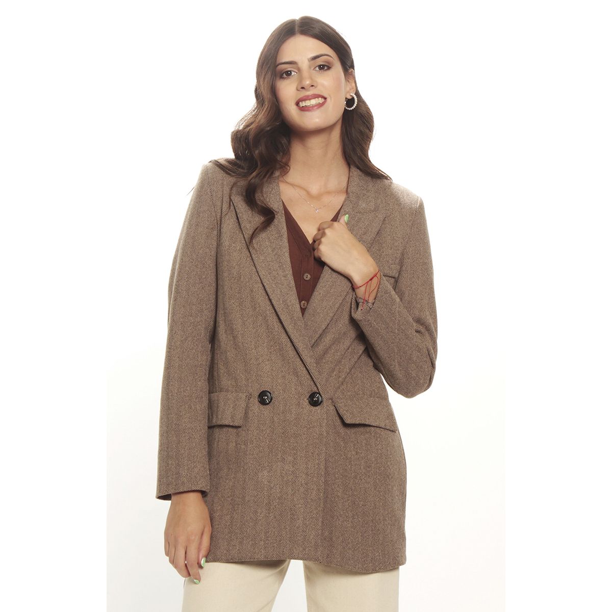WADOS - BLAZER MANGA LARGA  CON BOLSILLOS