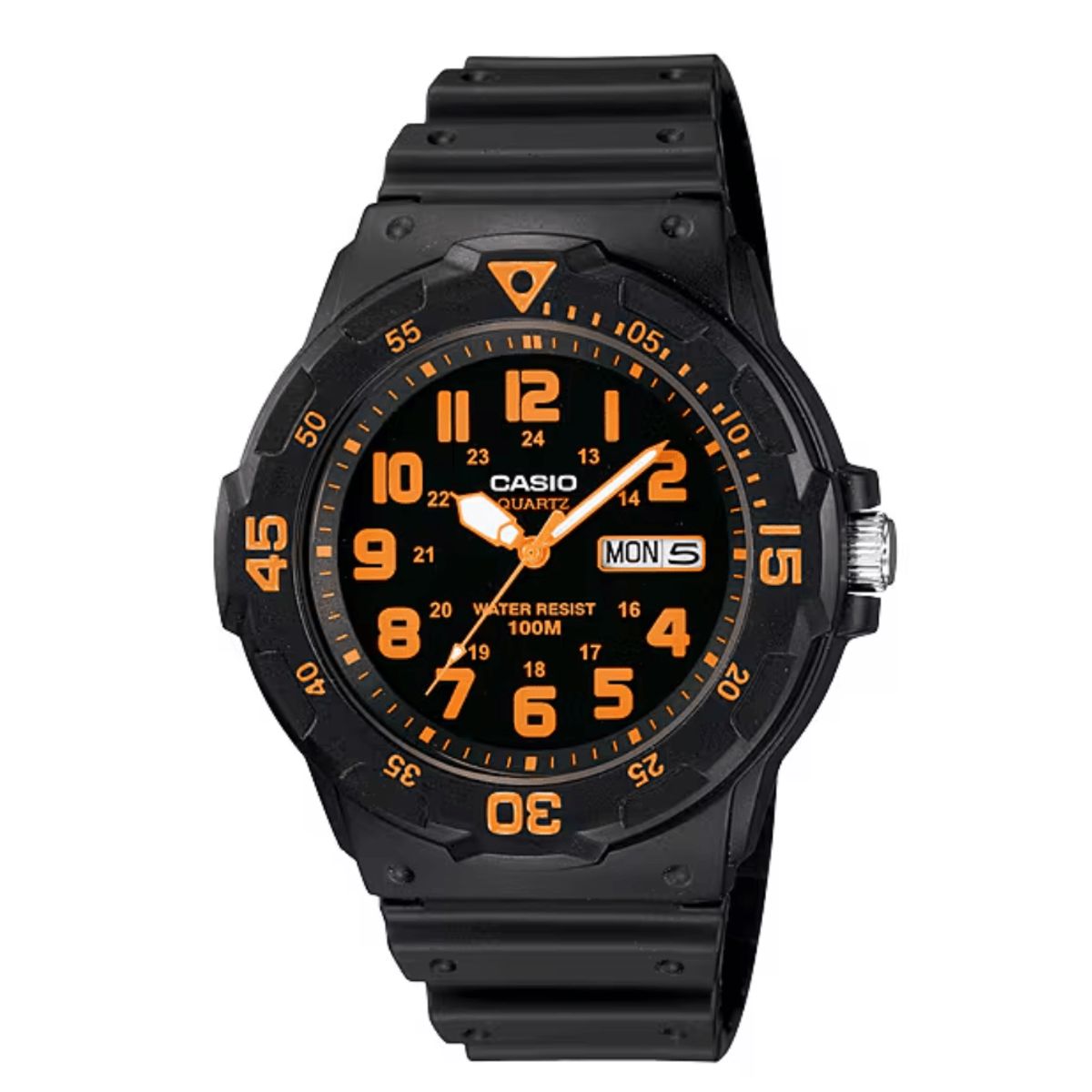 CASIO - RELOJ CASIO MRW-200H-4BVDF NEGRO NARANJO HOMBRE