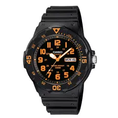 CASIO - RELOJ MRW-200H-4BVDF NEGRO NARANJO HOMBRE
