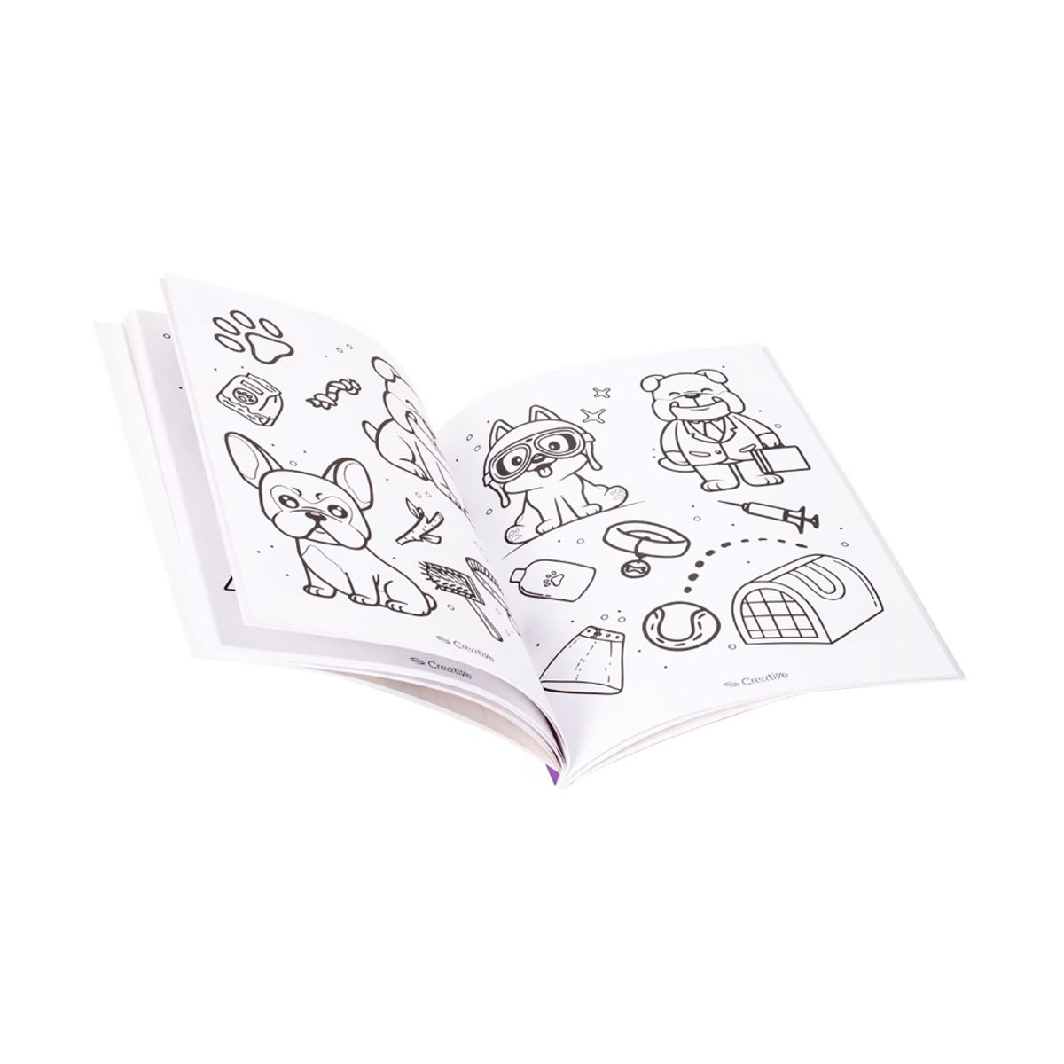 CREATIVE - Libro Colorear Dog Lover Kawai 50 Diseños Creative