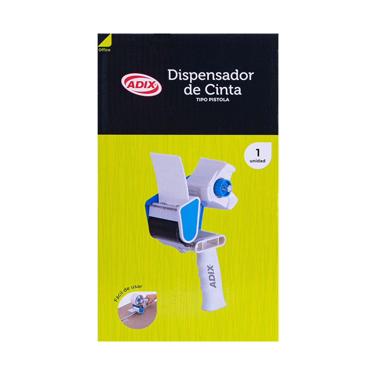 ADIX - Dispensador Cinta Embalaje Mango Pistola Adix