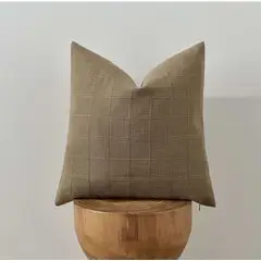 GENERICO - PACK DE 4 FUNDAS PARA COJÍN CON DISEÑO A CUADROS 45X45