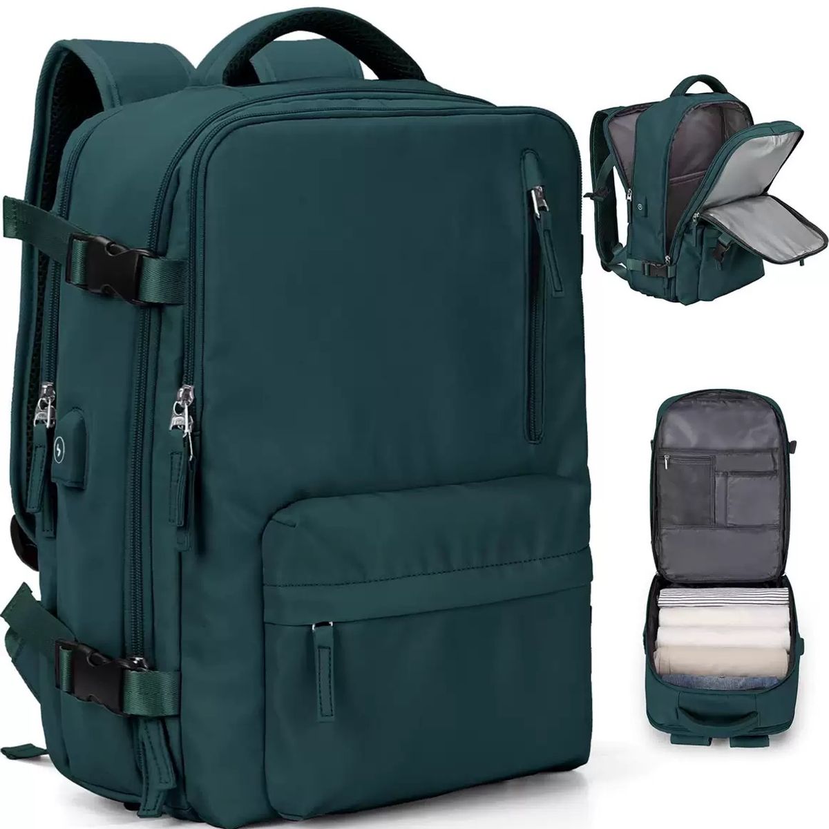 MOMO - Mochila De Viaje Avión Balistica  Aprobado Gran Capacidad  Diseño De La Tela Lisa