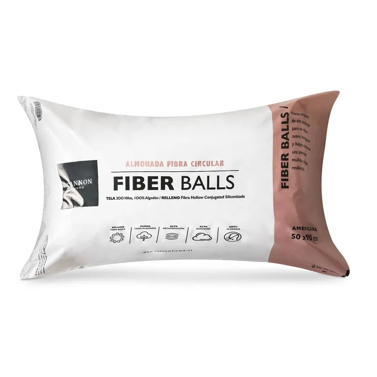 CANNON Almohada Fiber Balsl Microfibra King