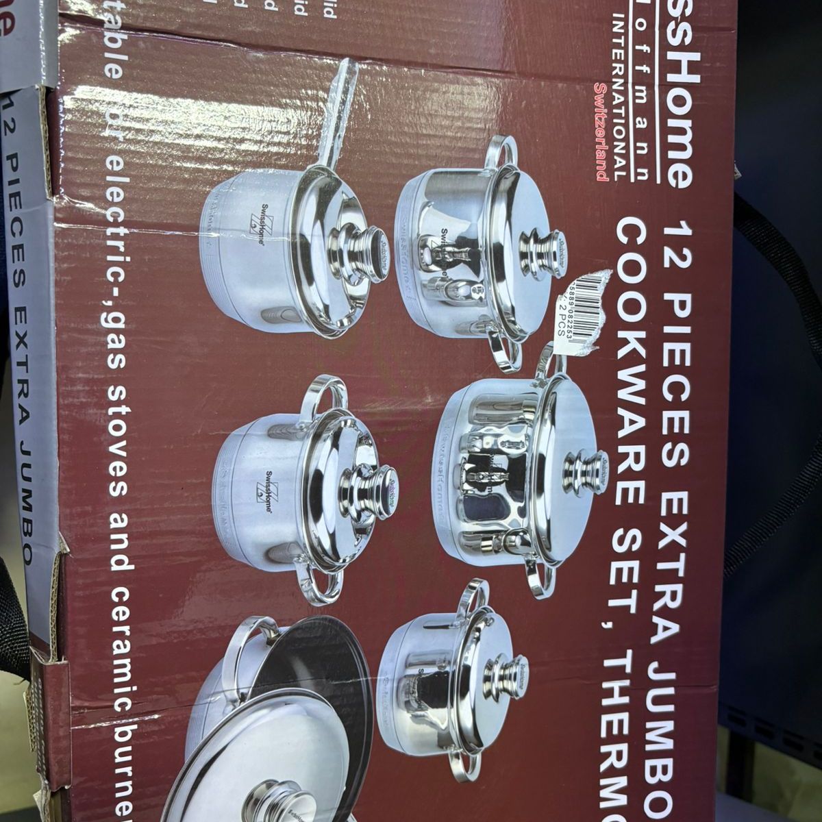 GENERICO - Batería De Cocina 12 Piezas Plateado