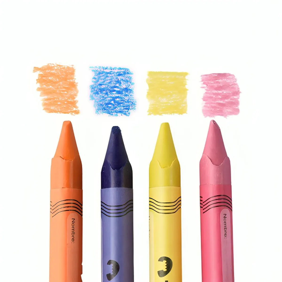 TORRE - Pack 4 Lápices Cera 12 Colores Triangular