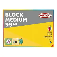 ARTEL - Pack 3 Block Medium 99 18 20 Hojas