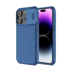 NILLKIN - Carcasa Camshield Pro Para iPhone 14 Pro Max - Azul