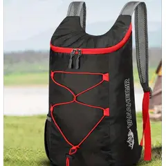 GENERICO - Mochila plegable multifuncional para exteriores bolsa deportiva de tela de nailon impermeable y ligera de alta densidad para acampar senderismo y viajes