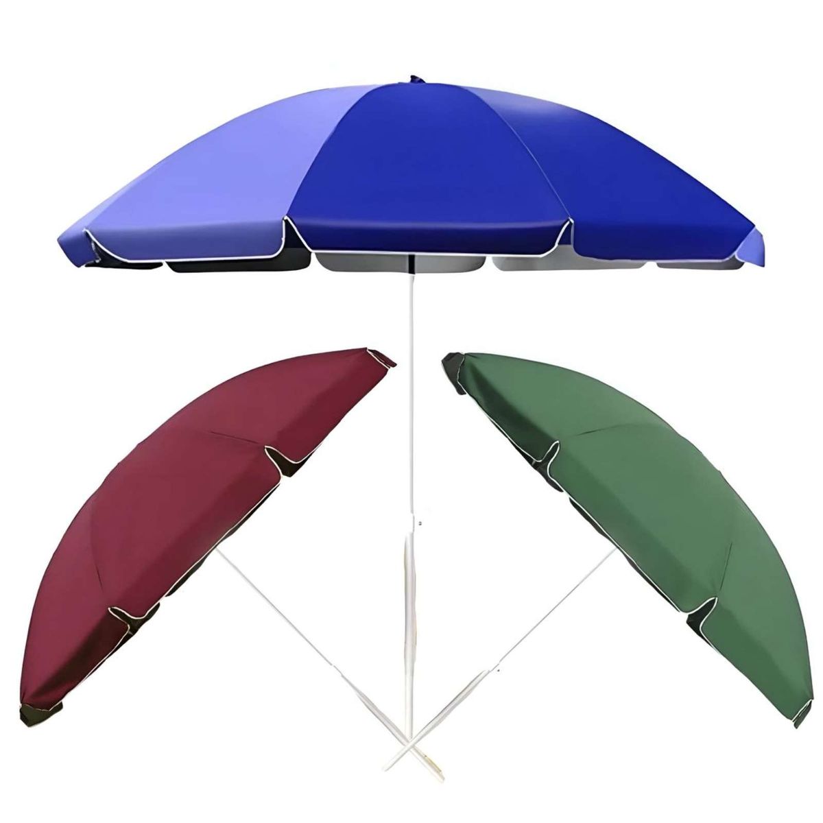 Sombrilla Quitasol Colores Surtidos con Protección UV 170 cm diametro, marca GENERICO - Foto 2