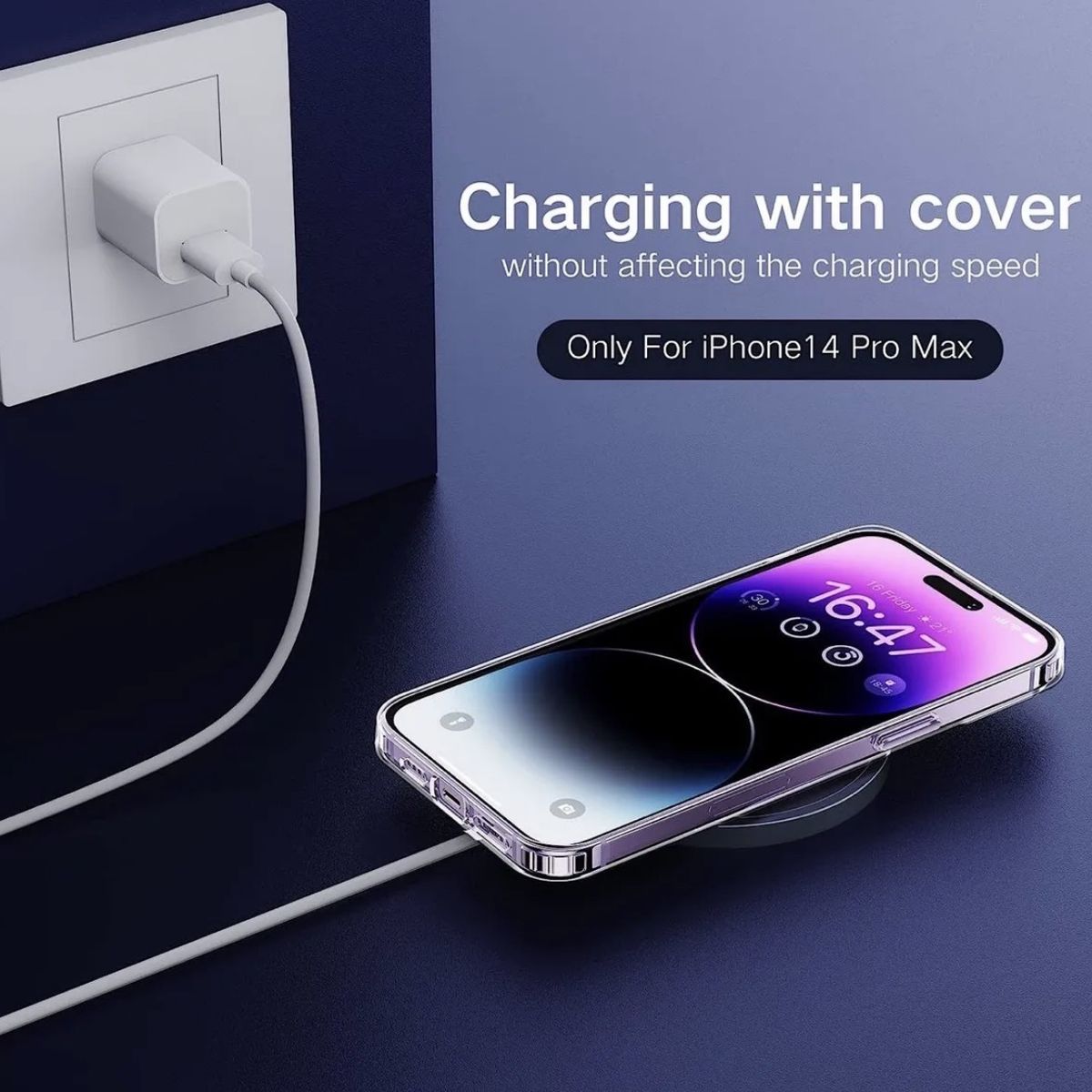 GENERICO - Carcasa Transparente Con Magsafe Para iPhone 14 Pro Max